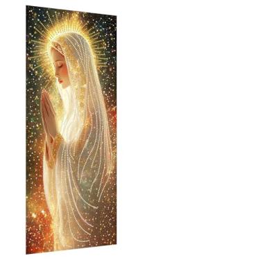 Imagem de Reofrey Kits de arte de diamante grande de forma especial faça você mesmo para adultos, virgem, animais grandes, kits de pintura de diamante para adultos, tela bordada de ponto cruz de strass para