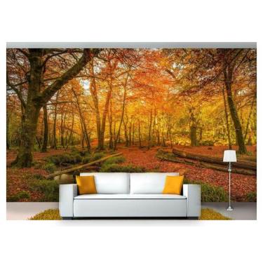 Imagem de Papel De Parede Floresta Natureza Árvores 3D 3M² Xna192 - Você Decora