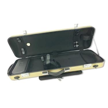 Imagem de Estojo de violino de fibra de carbono 4/4 mochila portátil estojo de violino com bloqueio de senha Estojo para instrumento de violino