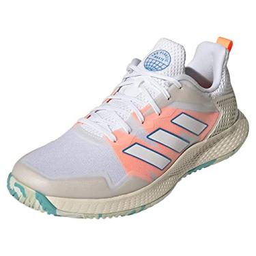 Imagem de adidas Tênis masculino Defiant Speed, Branco/Branco/Azul Pulso, 7