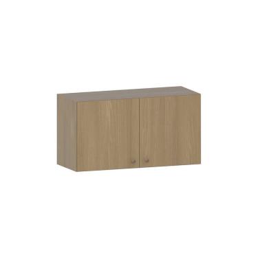 Imagem de Armário Aéreo De Geladeira 80cm 2 Portas Classic Luciane Móv Freijó/freijó