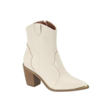 Imagem de Bota Vizzano Texana Western Cano Curto Feminina-Feminino