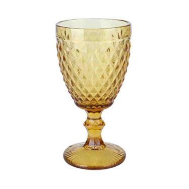 Imagem de Conjunto Deunto 6 Taças para Água Bico de Abacaxi Lyor Âmbar 260 ml Vidro