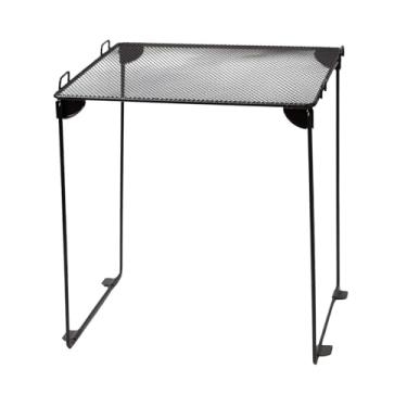Imagem de Generic Organizador de malha dobrável, e multifuncional para academia e trabalho. Empilhável prático para organizar embaixo de armários, Preto