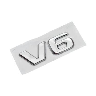 Imagem de Emblema Adesivo 3D ABS V6 Para Porta-Malas De Carro Para W204 C280 ML 