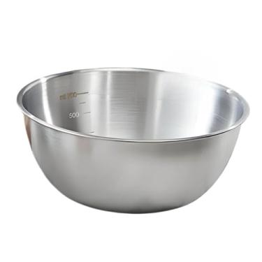 Imagem de Bowl Inox Tigela Profissional Fundo Grosso Bacia Saladeira Tigela 16, 19, 22, 25 cm (25 cm)
