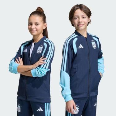 Imagem de Jaqueta Adidas Argentina Apresentação Juvenil Marinho, 14 ANOS