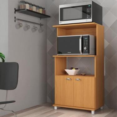 Imagem de Balcão Forno e Micro-ondas Duas Portas Dallas - Moveis Sul
