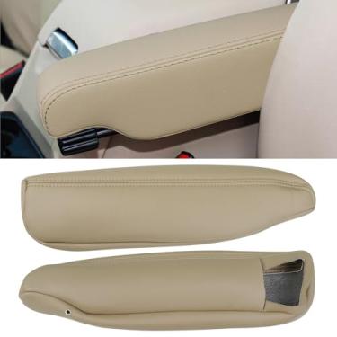 Imagem de TTCR-II Compatível com Land Rover Discovery LR3 LR4 2004-2016 Capa de couro com alça de braço de assento, 2 peças para Range Rover Sport 2005-2013 com capas de apoio de braço de assento de espuma