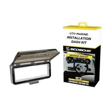 Imagem de SCOSCHE ACM3 Kit de painel para receptor estéreo Aqua Marine com porta superior flip, branco