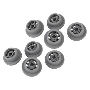 Imagem de Aramox 8 Pacote 165314 Roda do Rack Inferior da Máquina de Lavar Louça, Substituição, Universal para Máquina de Lavar Louça, Longa Duração, Fácil de Instalar, Compatível Com Vários