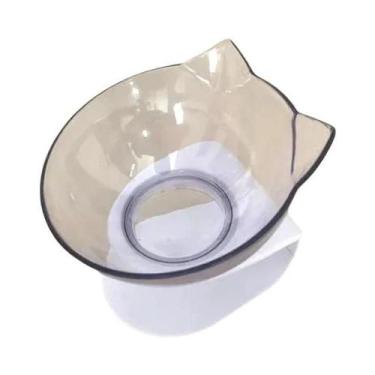 Imagem de Tigela Dupla Antiderrapante Para Gatos E Cães Com Suporte, Alimentador