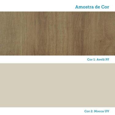 Imagem de Paneleiro 70cm 3 Portas Com 2 Nichos Para Microondas Isis