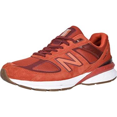 Imagem de New Balance Tênis masculino 990v5, Molten Lava/Fireball, 10.5