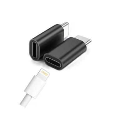 Imagem de Adaptador Usb C para cabos L de Iphone 8 ao 14 compatível com Iphone 15/16/17 Ipad S23 S24 Case Airpods Carregamento Rápido 2 unid (2)