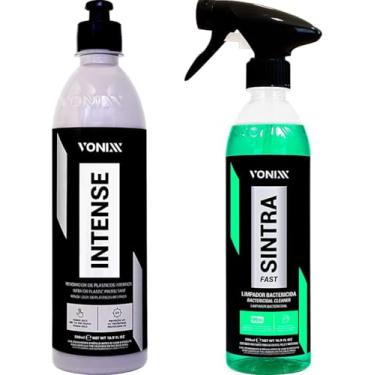 Imagem de Vonixx Kit Intense 500ML e Sintra Fast 500ML Limpeza e Revitalizador de Plásticos Internos com Proteção UV e Multilimpad