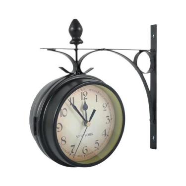 Imagem de Relógio De Parede De Quartzo Dupla Face Estilo Europeu, Decoração Retr