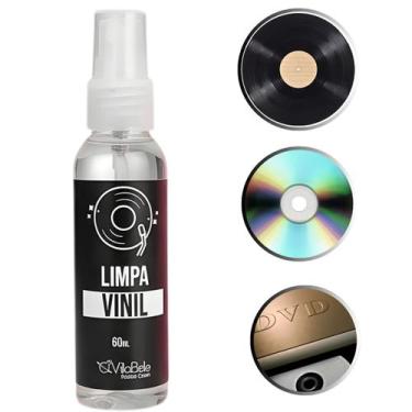 Imagem de Spray De Limpeza Limpa Discos De Vinil Lps Cds Dvds 60 ml Un - Villa B