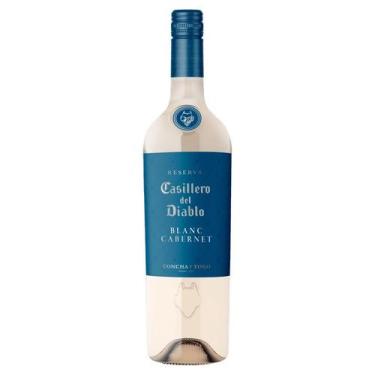 Imagem de Vinho Branco Chileno Casillero del Diablo Blanc Cabernet - CONCHA Y TO