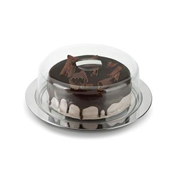 Imagem de Prato para Bolo Forma Inox Vision 33 cm - 2 peças