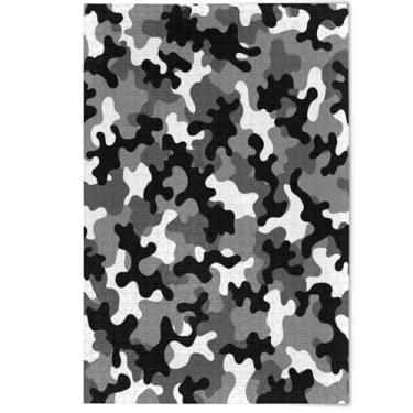 Imagem de Quebra-cabeça 1000 peças para adultos clássico preto cinza manchas elefante branco criativo colorido quebra-cabeça flor animal pintura, 1000 peças, 75 x 50 cm