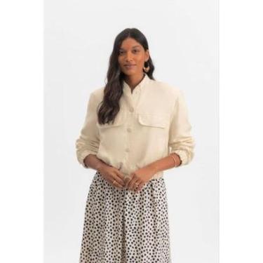 Imagem de Jaqueta feminina em alfaiataria Essendi-Feminino