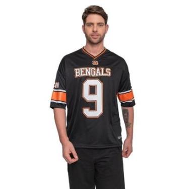 Imagem de Camiseta NFL Oversize Cincinnati Bengals Name Number Joe Burrow Masculino-Masculino