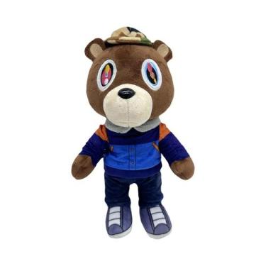 Imagem de Urso De Pelúcia Kawaii Kanye West 26-30cm Brinquedo Macio Decorativo P