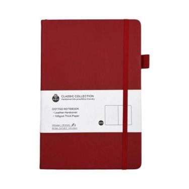 Imagem de Caderno A5 Com Páginas Pontilhadas, 160 Páginas Numeradas, Caderno Com