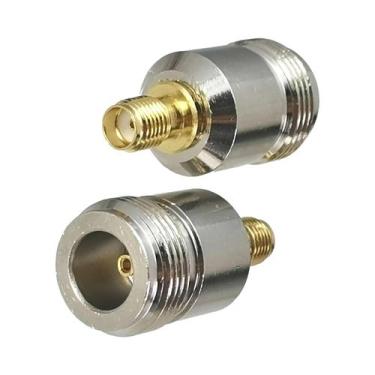 Imagem de Adaptador SMA Para UHF Conector De Latão RF Coaxial Macho Para Fêmea P