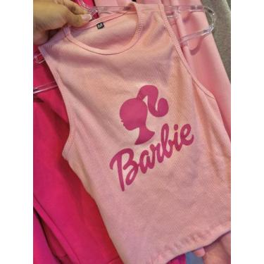 Imagem de Regata Blusa Ribana Feminina Barbie Rosa Boneca Filme Moda, Rosa bb, G