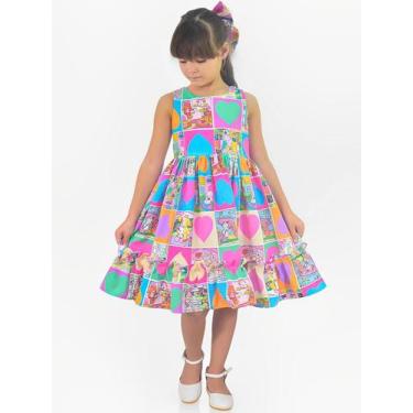 Imagem de Vestido Infantil Inspirado no B Goods Livro de Colorir - Moderna Menin