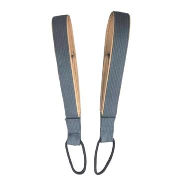 Imagem de kowaku Conjunto de 2 tiras duplas para Pilates, ideais para exercícios com o aparelho Reformer na academia. Confortáveis ​​e multifuncionais, perfeitas para, Cáqui