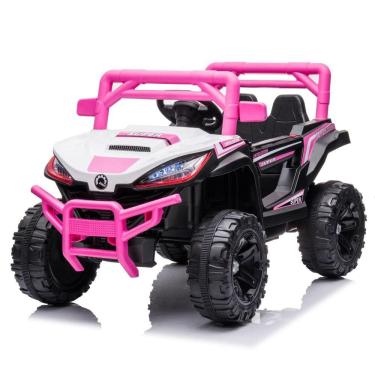 Imagem de Carro Elétrico Bug Utv 12V Infantil Quadriciclo Controle Bluetooth Usb Brinqway Bw-278 Som Luzes