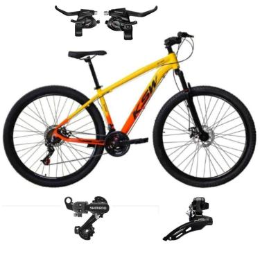 Imagem de Bicicleta Ksw Xlt Aro 29 21v  Mtb Quadro Alum Shimano Indexado e trocador-Unissex