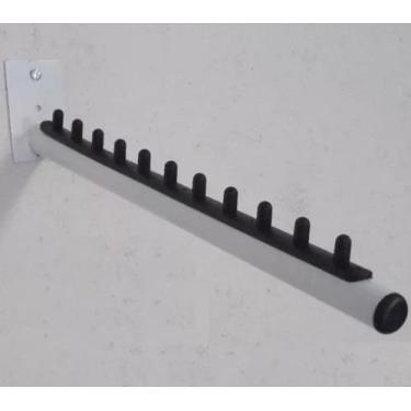 Imagem de Expositor Rt Arara Inclinado Cabideiro Parede - TR3, Branco