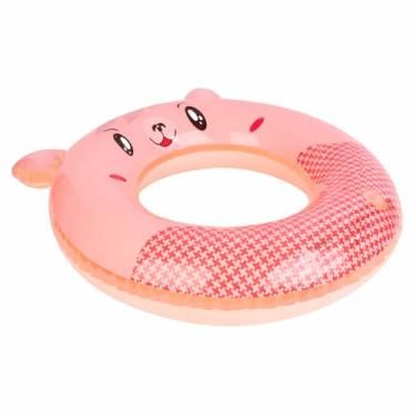 Imagem de Boia Infantil Animais Baby 66cm para Piscina – Flutuador Inflável para Crianças +6 Anos – Ideal para Praia e Lazer na Piscinas Verão (Rosa)