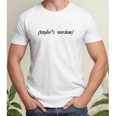 Imagem de Camiseta Camisa Adulto Feminina Masculina Algodão Taylo r Swi ft  Tayl