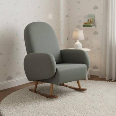 Imagem de Poltrona de Amamentação Balanço Wave Verde