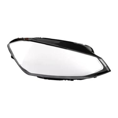 Imagem de 1 pçs capa de lente do farol dianteiro Compatível com vw golf 7 mk7 gti 2014 2015 2016 2017 claro farol capa escudo abajur transparente(Right)
