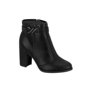Imagem de Bota feminina Moleca Cano Curto salto grosso 5349.101-Feminino
