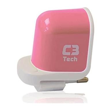 Imagem de Carregador Portátil PowerBank Rosa C3Tech Tablets/Smartphones/GPS - UC-01U