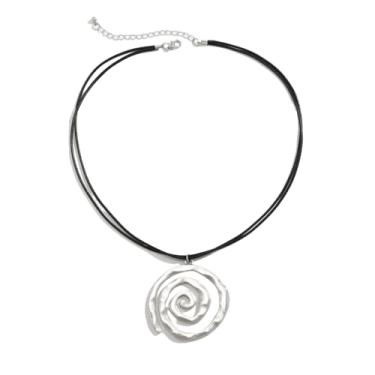 Imagem de TINCOLIA Colar gargantilha com pingente de estrela do mar punk exagerado feminino boho imitação de pérola joias joias joias