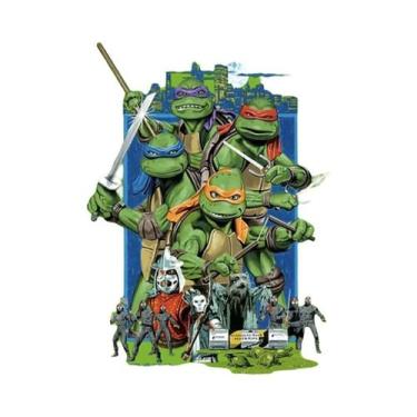 Imagem de Kit De Pintura Em Diamante 5D Tartaruga Ninja, Quebra-Cabeça De Bordad