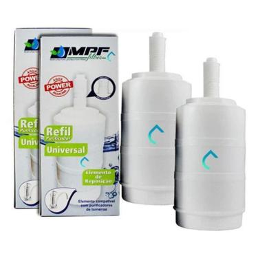 Imagem de Kit 2 Filtro Refil Torneira Filtro Bica Móvel Lorenzetti