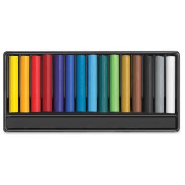 Imagem de Caran d'Ache 7002.815 Lápis de cor pastel de cera impermeável Swisscolor pacote com 15 lápis coloridos