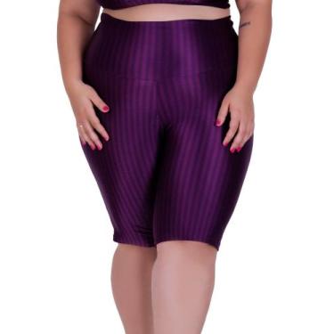 Imagem de Bermuda para Academia Plus Size Fitness Cintura Alta 3D - c12 SOFIA PL