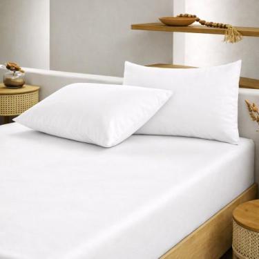 Imagem de Jogo de Cama Queen Altenburg Malha Soft 100% Algodão Fio Penteado Liso