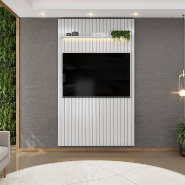Imagem de Painel para Tv até 60 Polegadas Ripado com LED 143cm Trento Bali