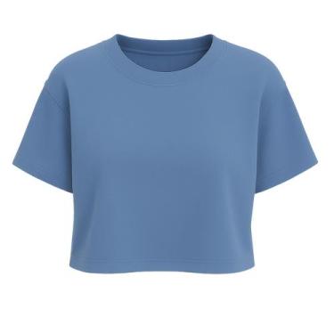 Imagem de cropped thrasher tee, Azul jeans, GG